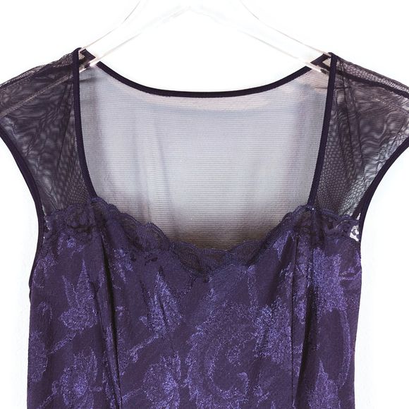 Victoria's Secret Gold Label Lace Satin Slip PJ - Picture 4 of 7